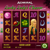 Admiral Bet - Lucky Lady's Charm Deluxe Slot Game